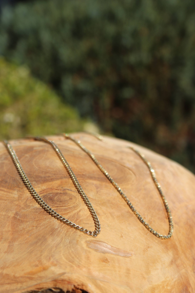 Silgold halskettingen met sterling 925 zilveren kern en 14 karaat geelgoud – Silgold collectie bij Clary.