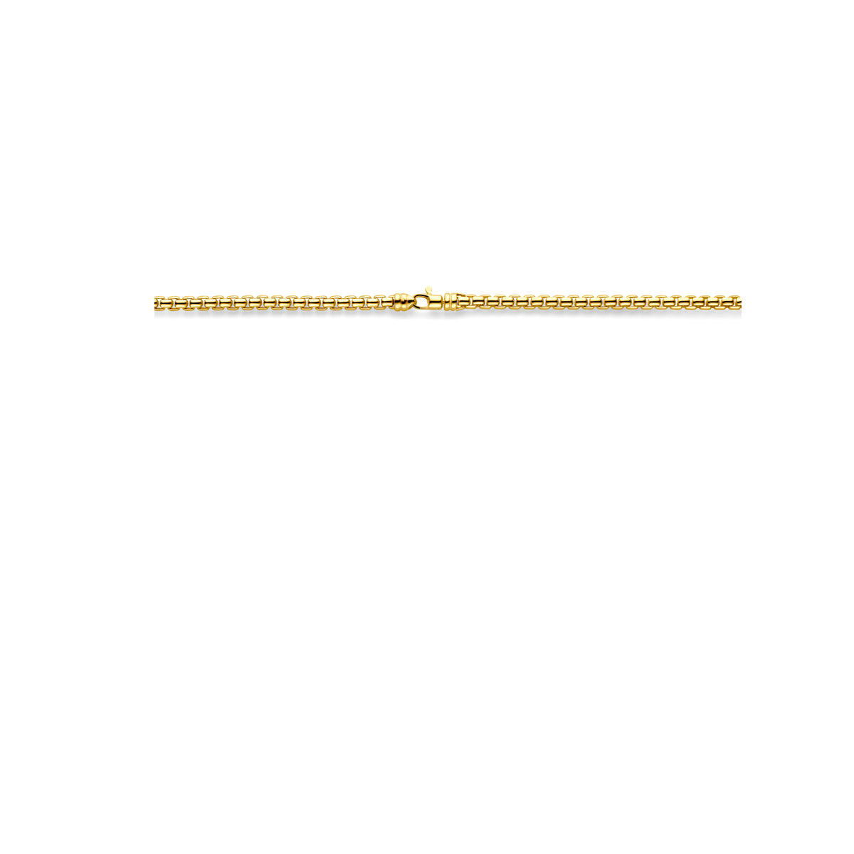 Detail van de sluiting van de Silgold bolle venetiaanse halsketting