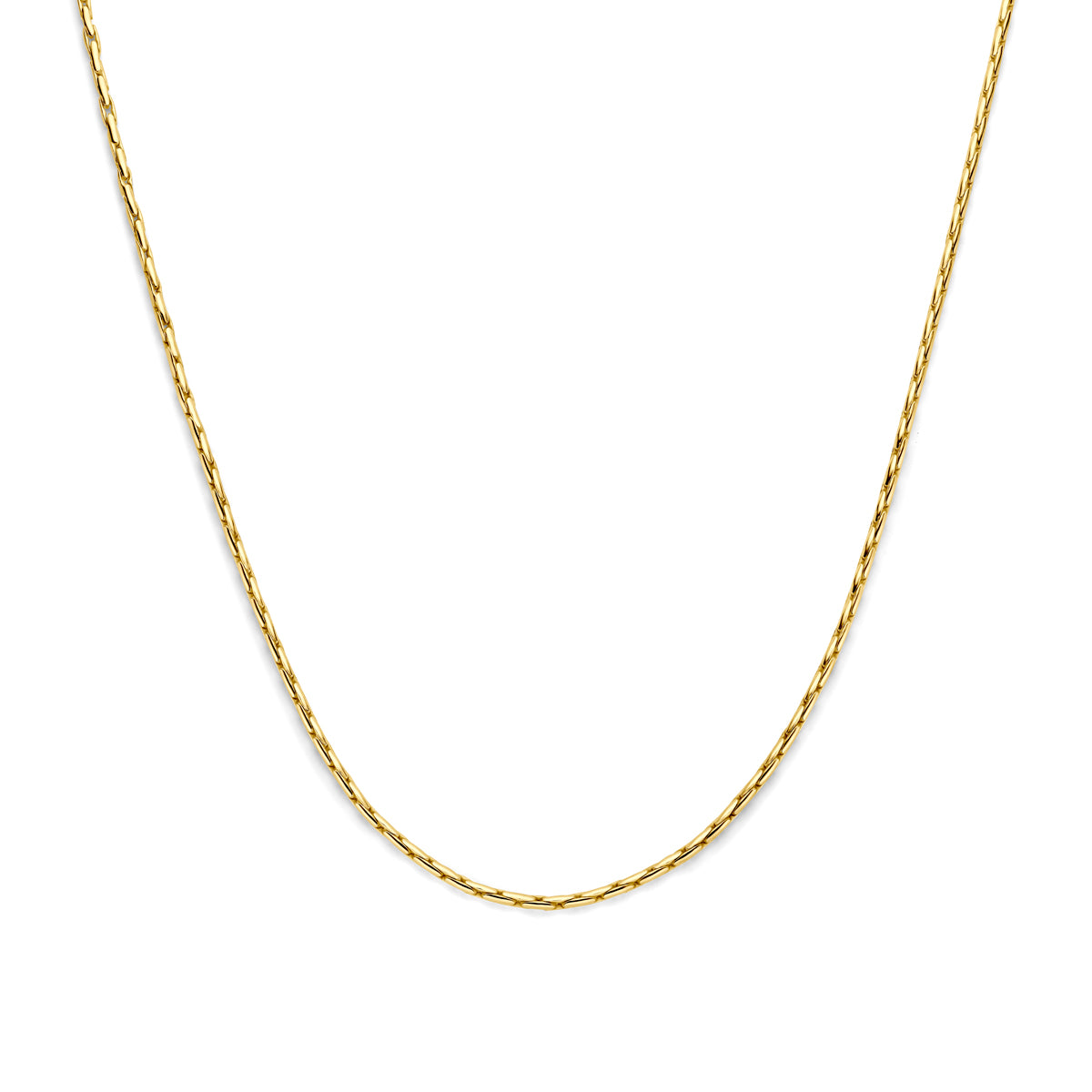 Vooraanzicht van de Silgold cardano ketting