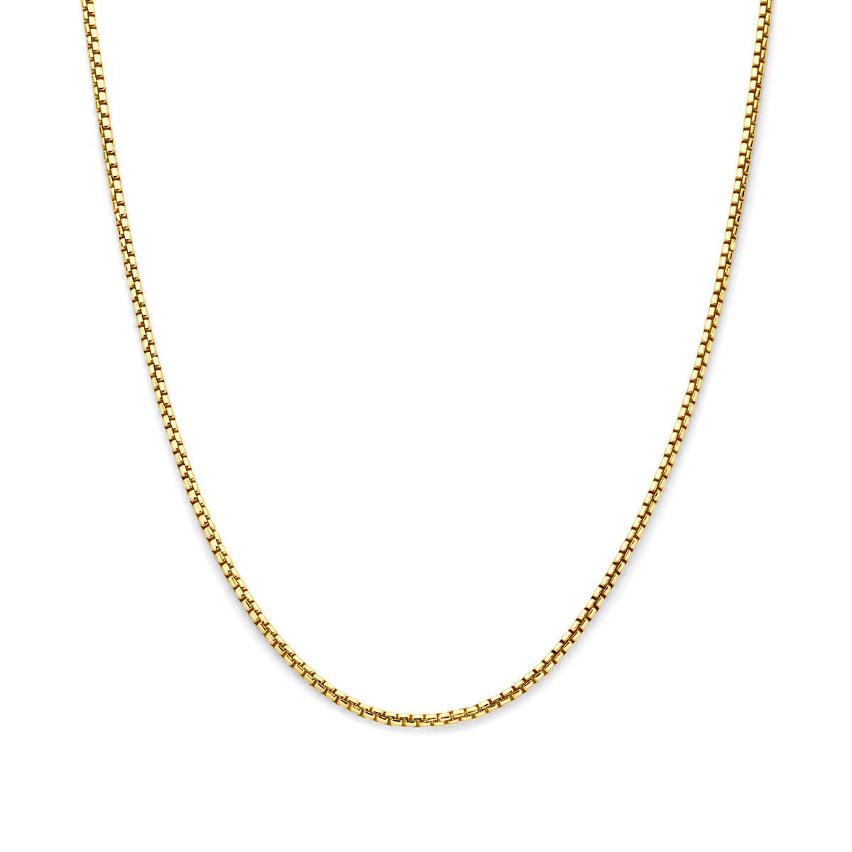 Vooraanzicht van de Silgold schakelketting